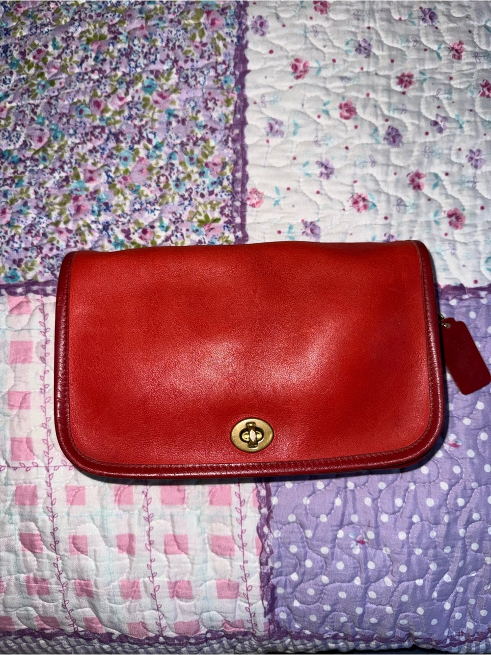 Vintage coach dinky bag